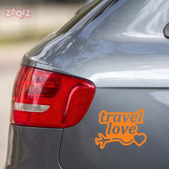 zaqiz Travel Love Sticker – Wanderlust in Style
