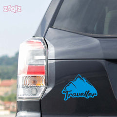 Stylish Globe Trotter Decal for Vehicles