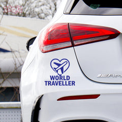 zaqiz World Traveller Sticker – Fly with Passion