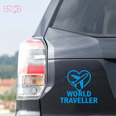 zaqiz World Traveller Sticker – Fly with Passion