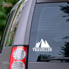 Traveller Life Badge for Bikes and Cars
