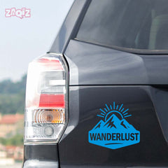 zaqiz Wanderlust Sticker – Adventure in Every Horizon