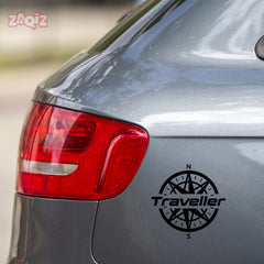 Travel More Badge for Laptops and Vehicles