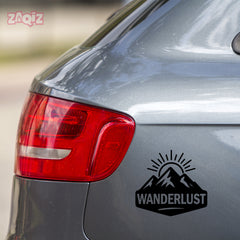 zaqiz Wanderlust Sticker – Adventure in Every Horizon