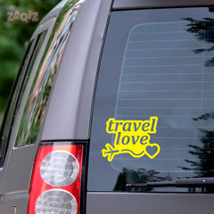 zaqiz Travel Love Sticker – Wanderlust in Style