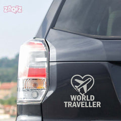 zaqiz World Traveller Sticker – Fly with Passion