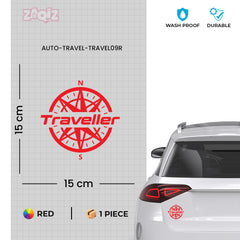 Travel More Badge for Laptops and Vehicles