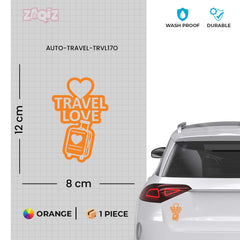 zaqiz Travel Love Sticker – Journey with Heart