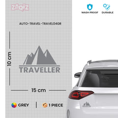 Traveller Life Badge for Bikes and Cars