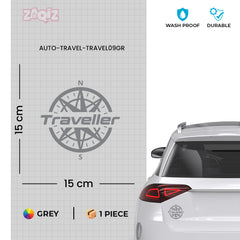 Travel More Badge for Laptops and Vehicles