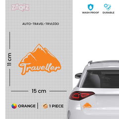 Stylish Globe Trotter Decal for Vehicles