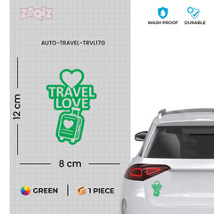 zaqiz Travel Love Sticker – Journey with Heart