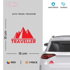 Traveller Life Badge for Bikes and Cars