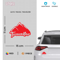 Stylish Globe Trotter Decal for Vehicles
