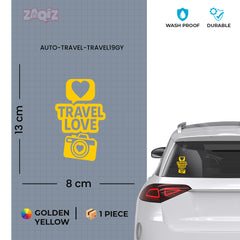 zaqiz Travel Love Sticker – Capture Every Moment