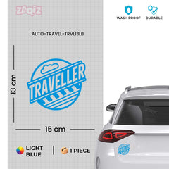 Roaming Free Traveller Emblem for Cars