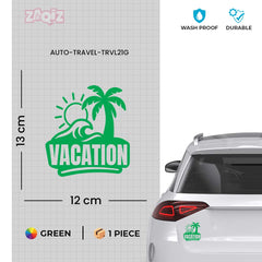 zaqiz Vacation Sticker – Tropical Escape Vibes