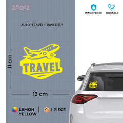 zaqiz Travel Sticker – Take Off to New Adventures