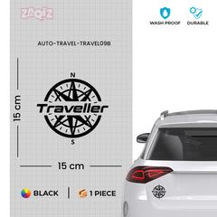 Travel More Badge for Laptops and Vehicles