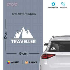 Traveller Life Badge for Bikes and Cars