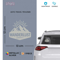zaqiz Wanderlust Sticker – Adventure in Every Horizon