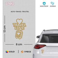 zaqiz Travel Love Sticker – Journey with Heart