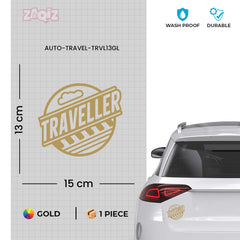 Roaming Free Traveller Emblem for Cars