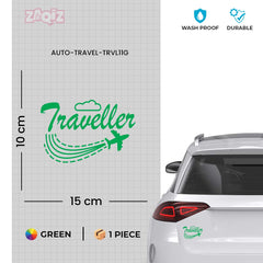 Explore the World Traveller Sticker