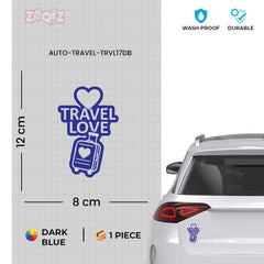 zaqiz Travel Love Sticker – Journey with Heart