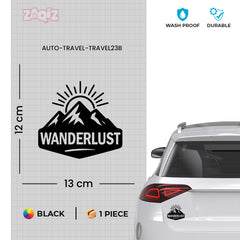 zaqiz Wanderlust Sticker – Adventure in Every Horizon