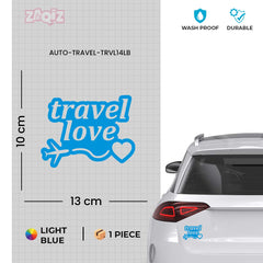 zaqiz Travel Love Sticker – Wanderlust in Style