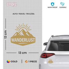 zaqiz Wanderlust Sticker – Adventure in Every Horizon