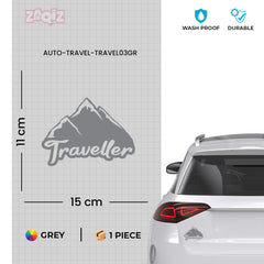 Stylish Globe Trotter Decal for Vehicles