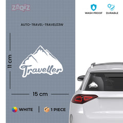 Stylish Globe Trotter Decal for Vehicles
