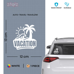 zaqiz Vacation Sticker – Tropical Escape Vibes