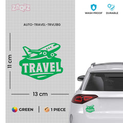 zaqiz Travel Sticker – Take Off to New Adventures
