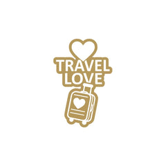 zaqiz Travel Love Sticker – Journey with Heart