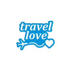 zaqiz Travel Love Sticker – Wanderlust in Style