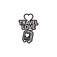 zaqiz Travel Love Sticker – Journey with Heart