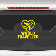 zaqiz World Traveller Sticker – Fly with Passion