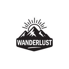 zaqiz Wanderlust Sticker – Adventure in Every Horizon