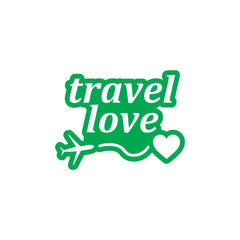 zaqiz Travel Love Sticker – Wanderlust in Style