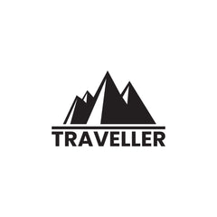 Traveller Life Badge for Bikes and Cars