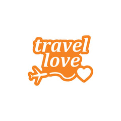 zaqiz Travel Love Sticker – Wanderlust in Style
