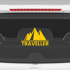 Traveller Life Badge for Bikes and Cars