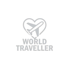 zaqiz World Traveller Sticker – Fly with Passion