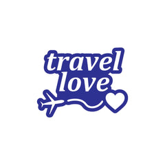 zaqiz Travel Love Sticker – Wanderlust in Style