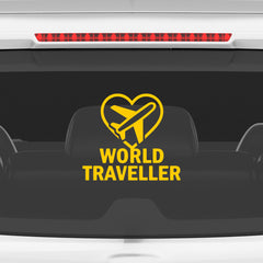 zaqiz World Traveller Sticker – Fly with Passion