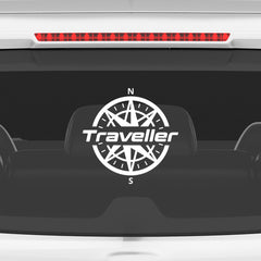 Travel More Badge for Laptops and Vehicles