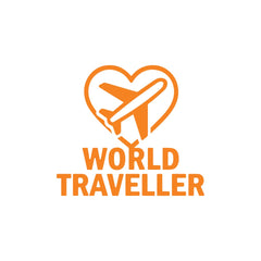 zaqiz World Traveller Sticker – Fly with Passion